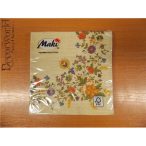 Maki szalvéta 20db/cs. Virágmintás 33x33cm