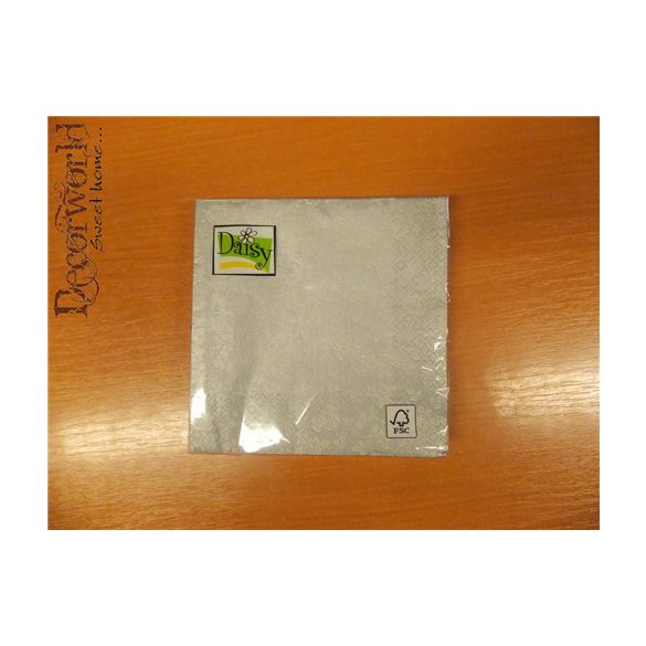 Daisy szalvéta 20db/cs antik szürke rózsás