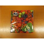 Maki szalvéta 20db/cs. Gyümölcs 33x33cm