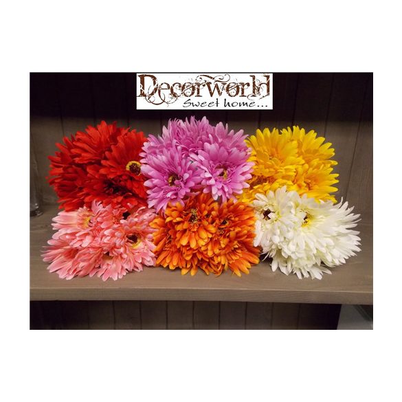 Gerbera csokor 5 szál 30cm több szín