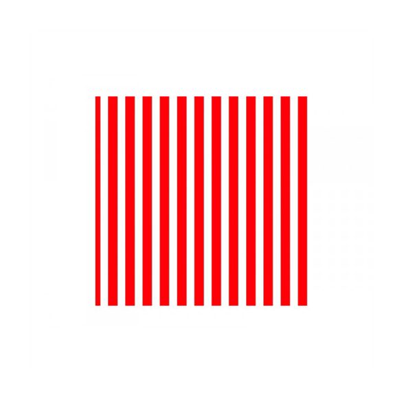 Daisy szalvéta 20db/cs piros csíkos