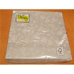 Maki szalvéta 20db/cs. szürke, rózsás 33x33cm