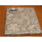Maki szalvéta 20db/cs. fa mintás, rózsás 33x33cm