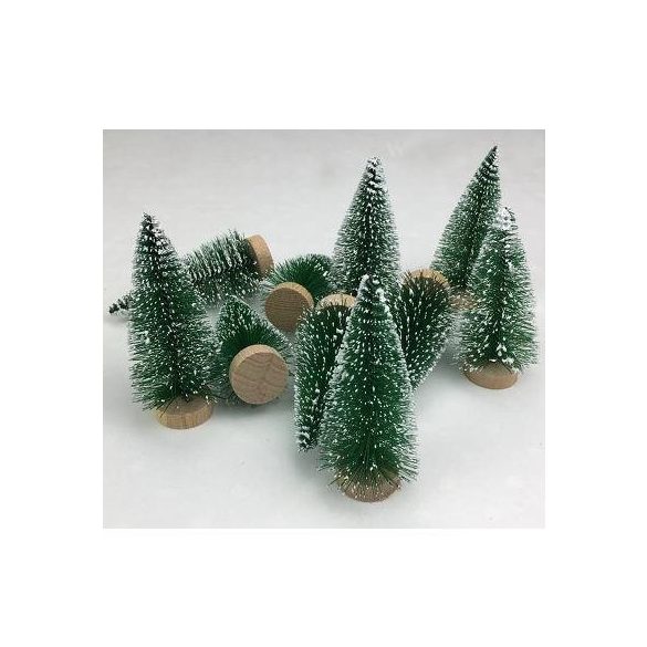 Fenyőfa mini 8 cm - Havas /db