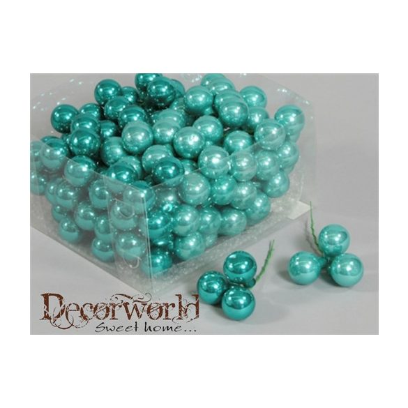 Üveg Gömb több színben S/12 2,5 cm