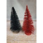 Csillámos fenyő 15 cm  - Több féle /db