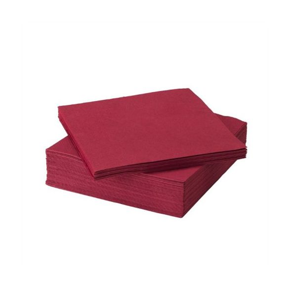 Papír szalvéta 3 rétegű, 40x40 - Több színben - 20db/csom.