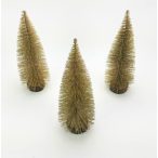 Fenyőfa mini 27 cm csillámos - Arany S/3