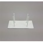 Fém talp kreatív dekorációkhoz 4-es 10x20x8cm - Fehér