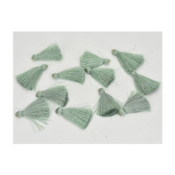 Textil bojt 4,5cm - Menta (12db/csom.)