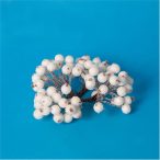 Bogyós kiegészítő betűzős 10 mm (80db/csom) - Fehér