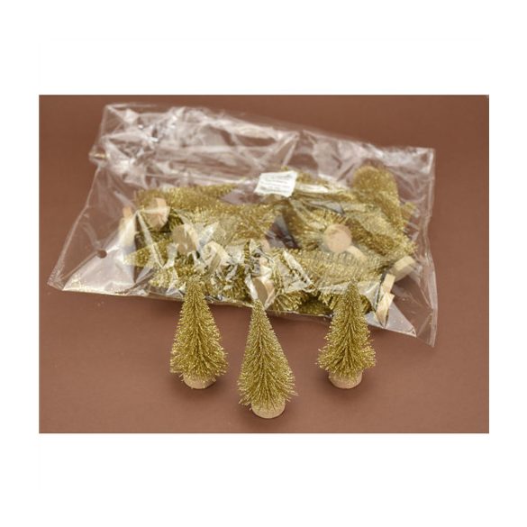 Fenyőfa mini 8 cm - Arany /DB