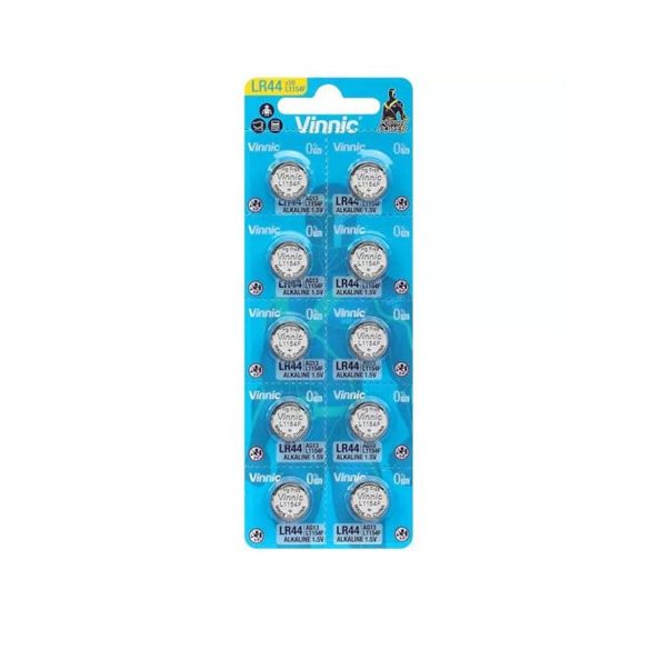 Gombelem VINNIC alkáli LR44 (AG13) /DB