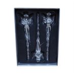 Karácsonyfadísz angyal üveg 14 cm - S/3