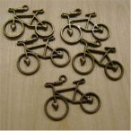 Kerékpár antiik 3x2,2 cm - Bronz 5db/csom.