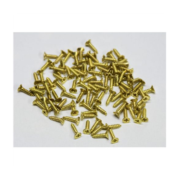 Csavar 2x8 mm - Ezüst 100db/csomag