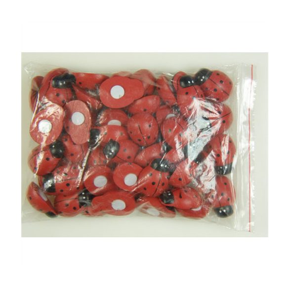 Katicabogár fa öntapadós 23x32mm 6db/csom.