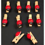 Katicabogár csipesz fa 35x13x18mm 12db/csom.