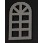 Ajtó fa 3x5,5cm - Szürke 4db/csom.