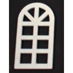 Ajtó fa 3x5,5cm - Fehér 4db/csom.