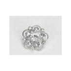 Strasszos gomb 23mm 5db/csomag