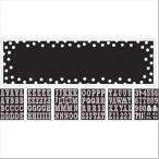 Óriás egyediesíthető fekete -fehér felirat, 165 x 50cm