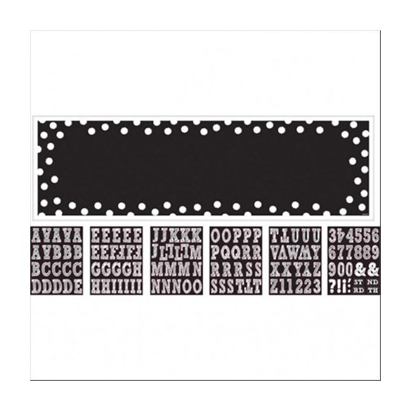 Óriás egyediesíthető fekete -fehér felirat, 165 x 50cm