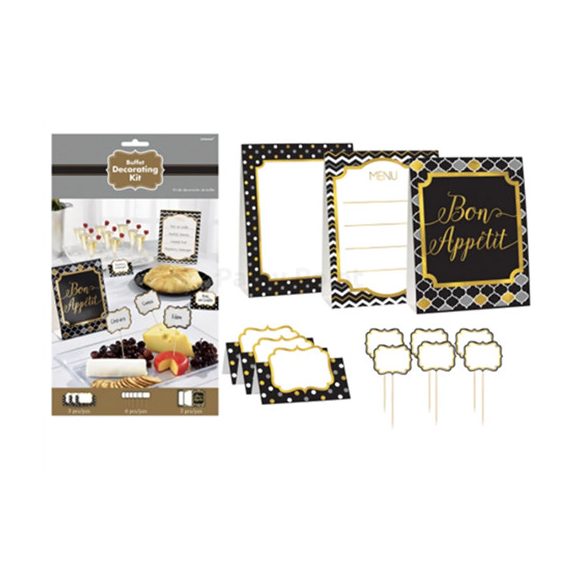 Paper Minis-Party teríték kiegészítő szett - 12 db / csomag