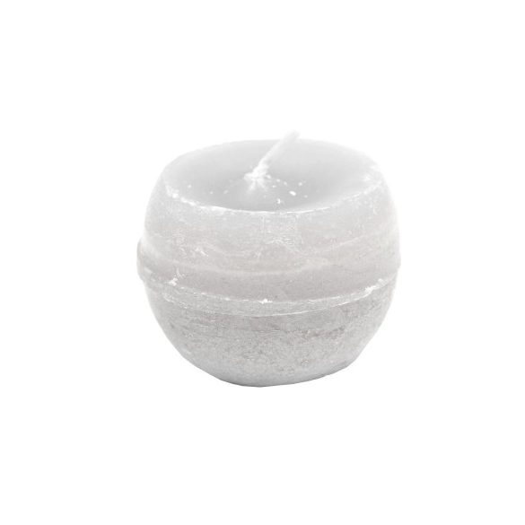 Gyertya golyó parafin 6cm - Fehér S/12