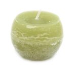 Gyertya golyó parafin 6cm - Olivazöld S/12