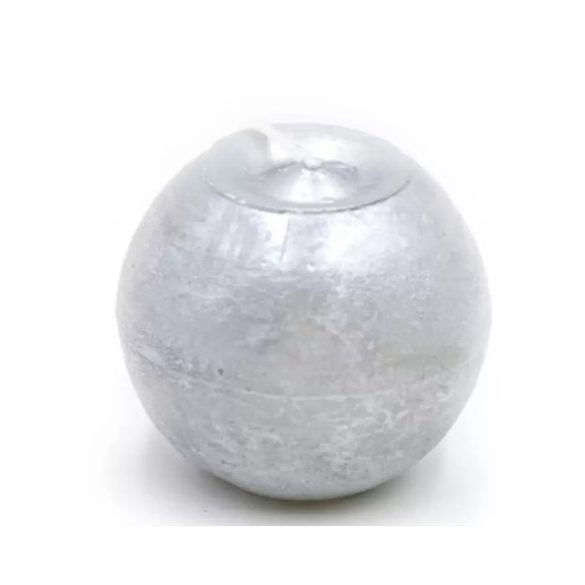 Gyertya golyó parafin 8cm - Ezüst S/4