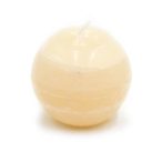 Gyertya golyó parafin 8cm - Krém S/4