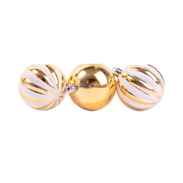 Gömb műanyag 6cm - Arany S/3