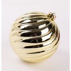 Műanyag gömb 15cm bordás - Pezsgő