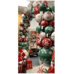 Csengő kapu fém 268x59x288cm 