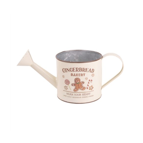 Bádog öntözőkanna "Gingerbread" 27x12cm