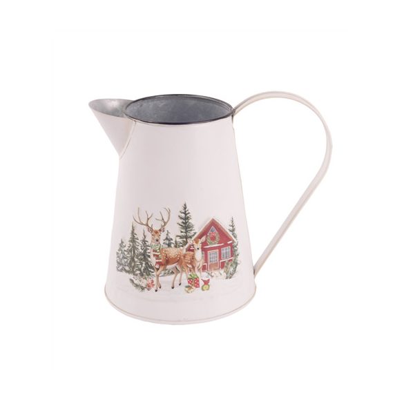 Bádog kiöntő kanna "Szarvas" 19x16,5cm