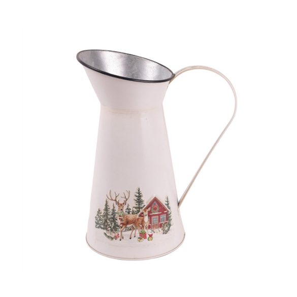 Bádog kancsó "Szarvas" 20x25cm