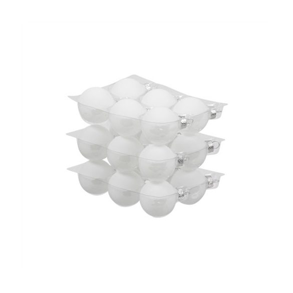 Gömb üveg 5,7cm - Matt fehér S/36