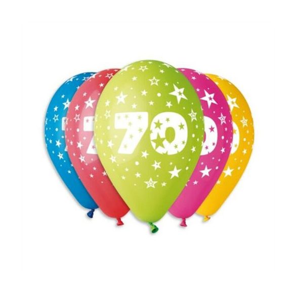 Gumi léggömb 30 cm 70-es számos - (70) 100 db/cs