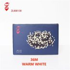   Fényfüzér sötétzöld vezetékes 360 LED-es 36m+5m - Melegfehér