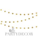 Arany csillagos girland 3,6 m