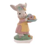 Nyúl fánkokkal poly 15cm