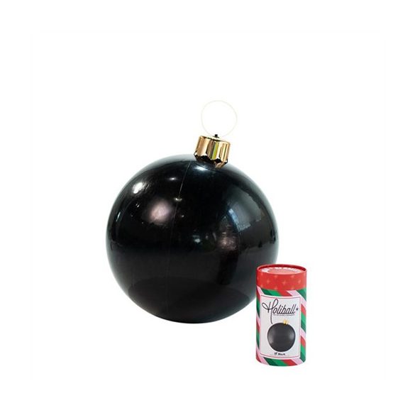 Karácsonyi gömb felfújható 46cm - Fekete