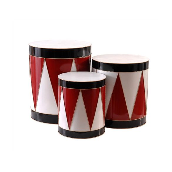 Dob szett fém 36-43-51cm - S/3