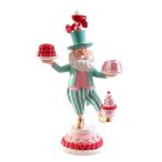 Mikulás süteményekkel 36cm poly