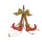 Manó Elf láb akasztós 28cm