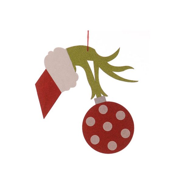 Grincs kéz akasztós 31cm 