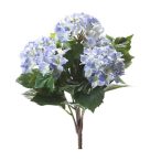 Hydrangea bush x7 37cm - Világos kék