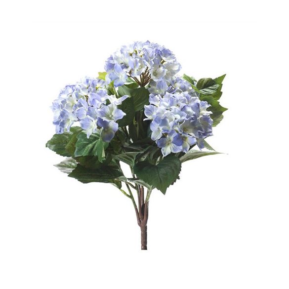 Hydrangea bush x7 37cm - Világos kék